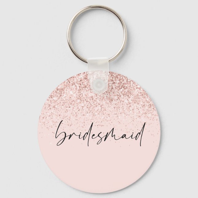 Schlüsselanhänger Chic Bridesmaid Personalisierter (Vorderseite)