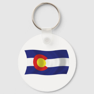 Schlüsselanhänger Colorado-Flagge