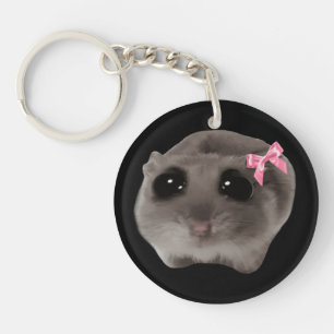 Schlüsselanhänger Coquette Sad Hamster Meme