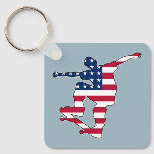 Schlüsselanhänger der amerikanischen Skateboarder