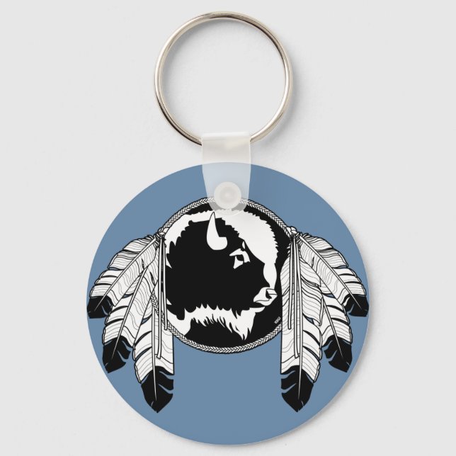 Schlüsselanhänger der ersten Nationen Naturkunst - (Vorderseite)
