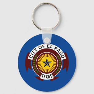 Schlüsselanhänger der Flagge El Paso (Texas)