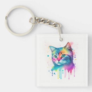 Schlüsselanhänger der Katzenkunst