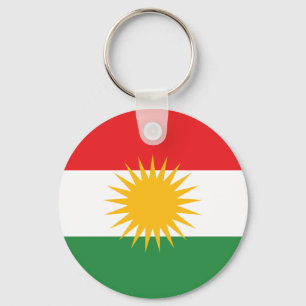 Schlüsselanhänger der kurdischen Flagge