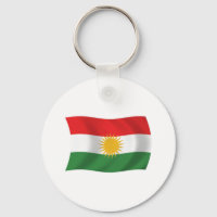 Schlüsselanhänger der kurdischen Flagge