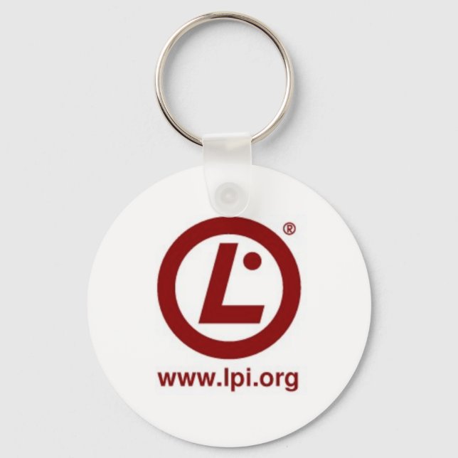 Schlüsselanhänger der LPI-Logo-Schaltfläche (Vorderseite)