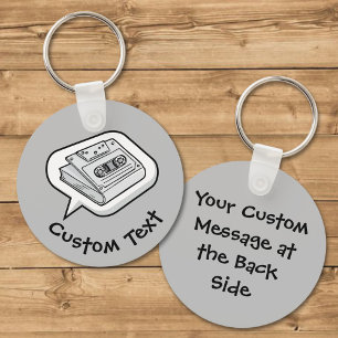 Schlüsselanhänger der mündlichen Verlaufsgeschicht