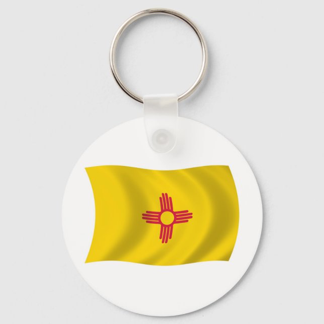 Schlüsselanhänger der neuen mexikanischen Flagge (Vorderseite)