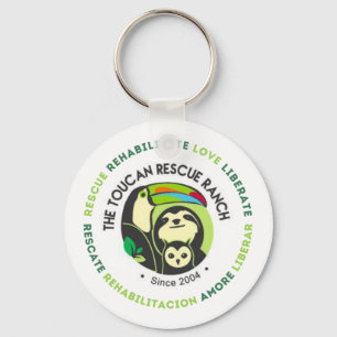 Schlüsselanhänger der Toucan Rescue Ranch Logo Mis