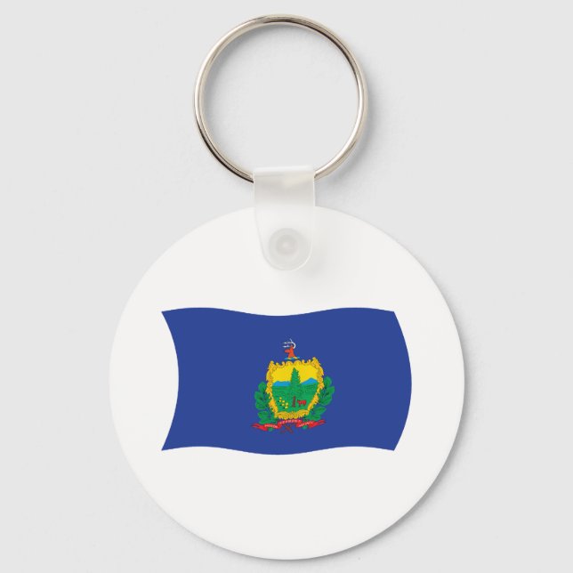 Schlüsselanhänger der Vermont-Flagge (Vorderseite)