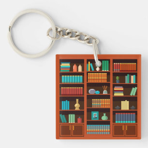 Schlüsselanhänger der virtuellen Bibliothek