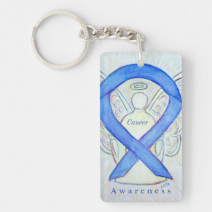 Schlüsselanhänger des Angel Violet Awareness Ribbo