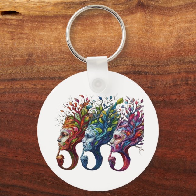 Schlüsselanhänger des Denkens (Vorderseite)