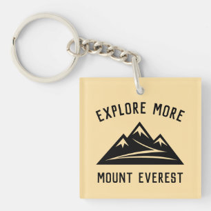 Schlüsselanhänger des Mount Everest-Logos