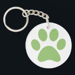 Schlüsselanhänger einfügen<br><div class="desc">Fun Paw Print Design für Tierfreunde!</div>