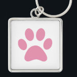 Schlüsselanhänger einfügen<br><div class="desc">Fun Paw Print Design für Tierfreunde!</div>