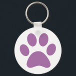 Schlüsselanhänger einfügen<br><div class="desc">Fun Paw Print Design für Tierfreunde!</div>