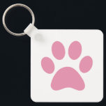Schlüsselanhänger einfügen<br><div class="desc">Fun Paw Print Design für Tierfreunde!</div>