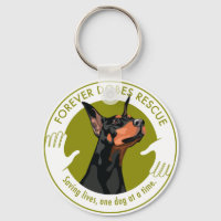 Schlüsselanhänger Forever Dobes Logo