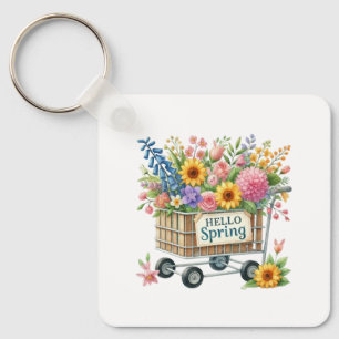 Schlüsselanhänger-Frühlingsblumen-Schlüsselanhänge Schlüsselanhänger