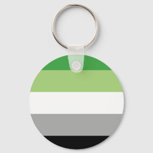 Schlüsselanhänger für Aromantische Flaggentaste