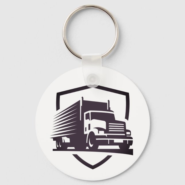 Schlüsselanhänger für das Logo des Truckers (Vorderseite)