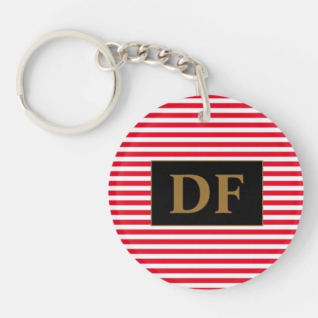 Schlüsselanhänger für den ersten Rot/Weiß Streifen (Vorderseite)