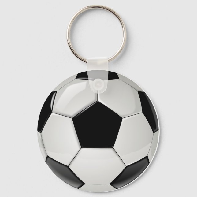 Schlüsselanhänger für den Schwarzweißball (Keyring (Vorderseite)