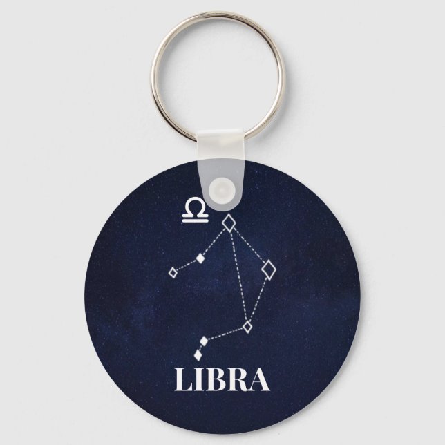 Schlüsselanhänger für die Libra-Konstellation (Vorderseite)