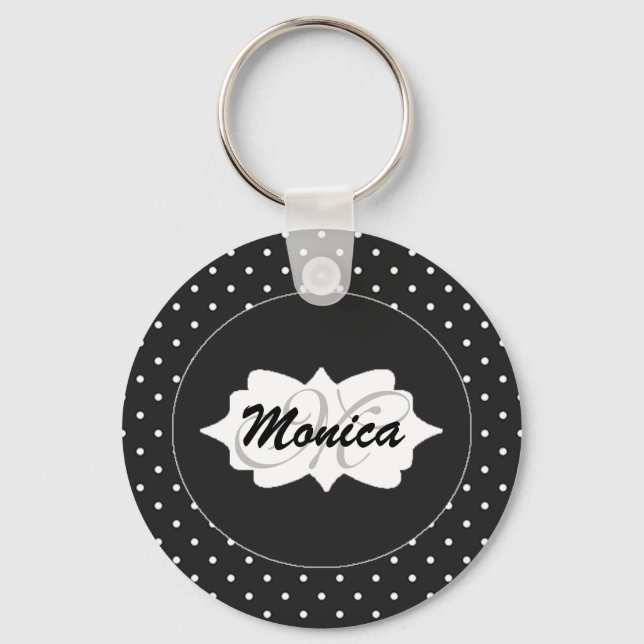 Schlüsselanhänger für die Runde der schwarzen Punk (Vorderseite)