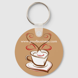 Schlüsselanhänger für die Werbung im Kaffeesektor