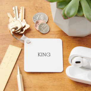 Schlüsselanhänger für King Text: