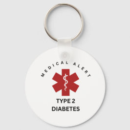 SCHLÜSSELANHÄNGER FÜR MEDIZINISCHE ALERTY TYP 2-DI