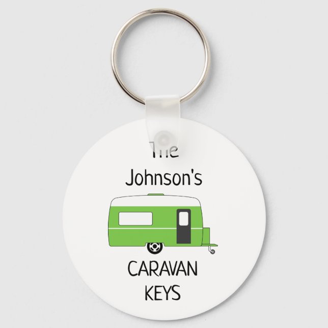 Schlüsselanhänger für personalisierte Caravan Keys (Vorderseite)