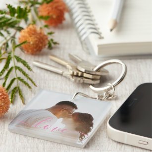 Schlüsselanhänger für personalisierte Foto- und Te