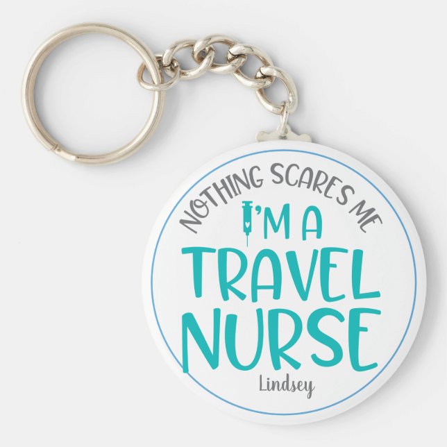 Schlüsselanhänger für personalisierte Reisen (Vorne)