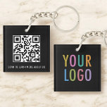 Schlüsselanhänger für schwarzen QR-Code - Akryllis<br><div class="desc">Personalisieren Sie unseren Premium-QR-Schlüsselanhänger mit QR-Code-Link, Firmenlogo (auf der anderen Seite) und individuellem Text. Es ist wasserdicht und UV-beständig. QR-Schlüsselanhänger sind eine praktische Möglichkeit für Sie, Ihre Informationen zu teilen, und sie sind nützliche Werbemittel für Kunden. Die Abmessungen des quadratischen Schlüsselanhängers sind 1, 875 x 1, 875 Zoll. In anderen...</div>