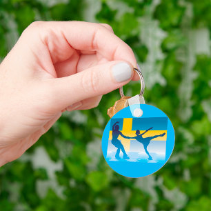 Schlüsselanhänger für schwedische Skater