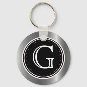 Schlüsselanhänger für Silver Triple Monogram Schlü