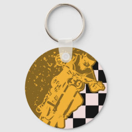 Schlüsselanhänger für Vintage Motorkreuz-Checklist