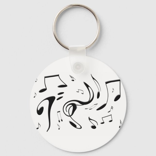 Schlüsselanhänger für zwei Musical Notes (Vorderseite)