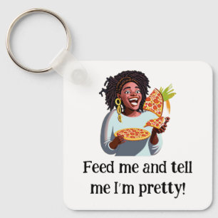 Schlüsselanhänger - Füttre mir und sag mir, ich bi