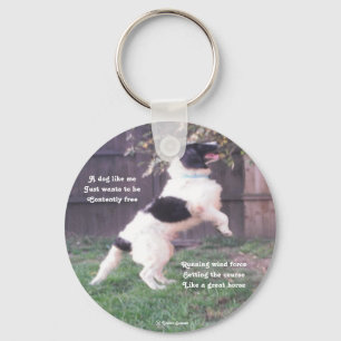 Schlüsselanhänger-Gedicht von Ladee Basset Schlüsselanhänger