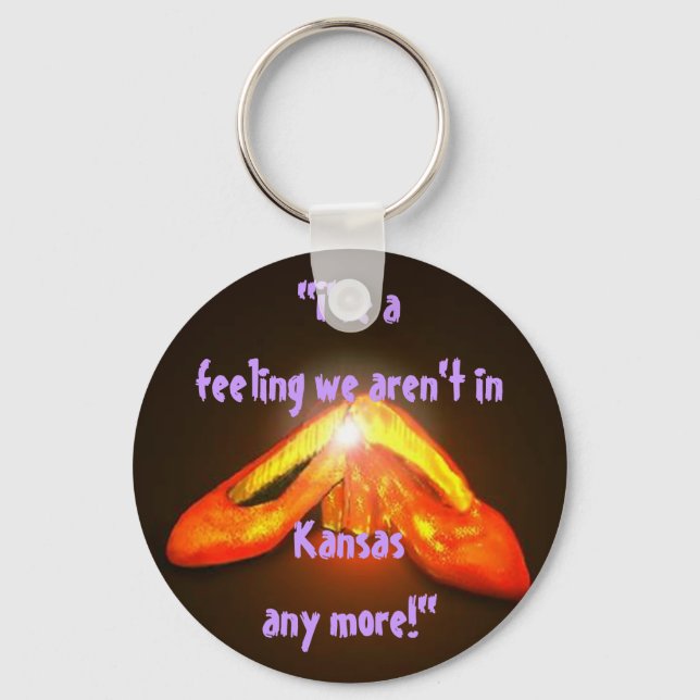 SCHLÜSSELANHÄNGER Geschenk Ruby Slippers Oz Ich ha (Vorderseite)