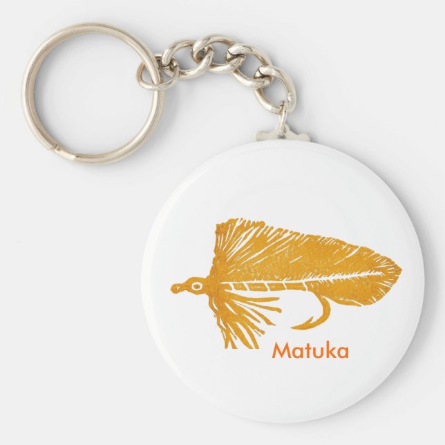 Schlüsselanhänger Golden Matuka Streamer (Vorne)