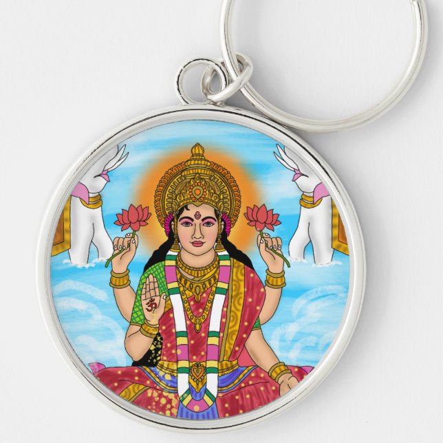 Schlüsselanhänger Göttin Lakshmi (Vorne)