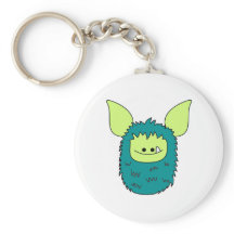 Schlüsselanhänger - Grün verschwimmend