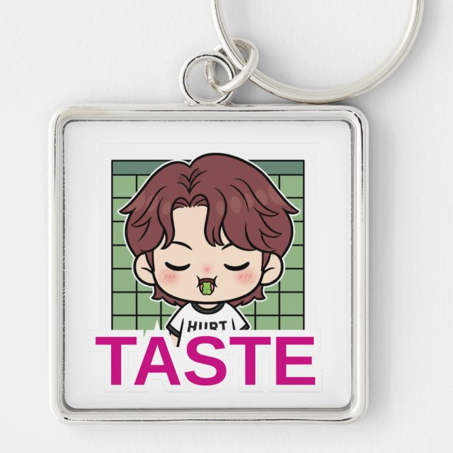 Schlüsselanhänger Haechan TASTE Thema (Vorne)