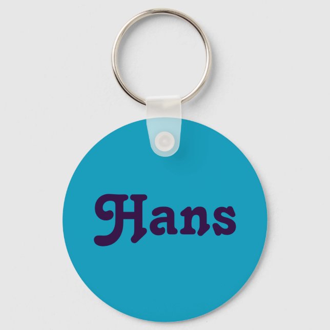 Schlüsselanhänger Hans (Vorderseite)