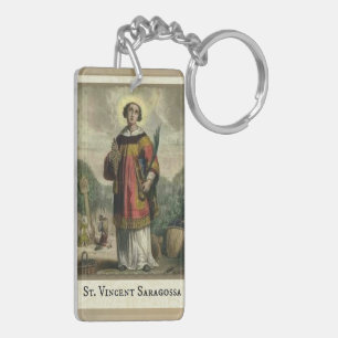 Schlüsselanhänger Hl. Vinzenz von Saragossa (doppe